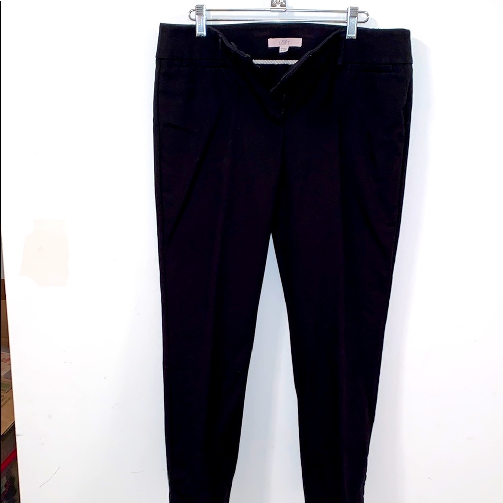 Ann Taylor loft Marissa, the Riviera pant Black Trousers